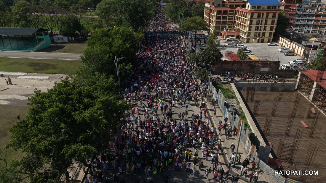 rajabadi aandolan drone shot (2)