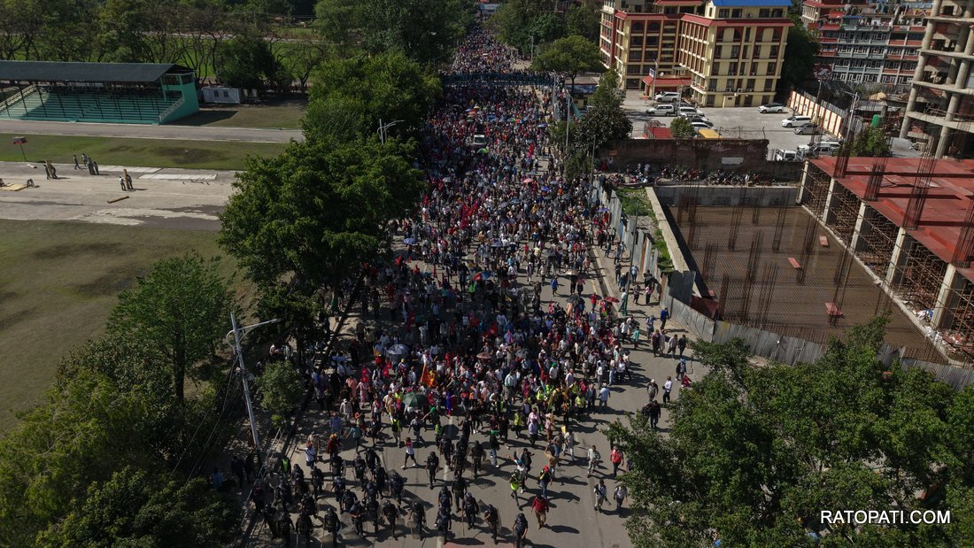 rajabadi aandolan drone shot (6)