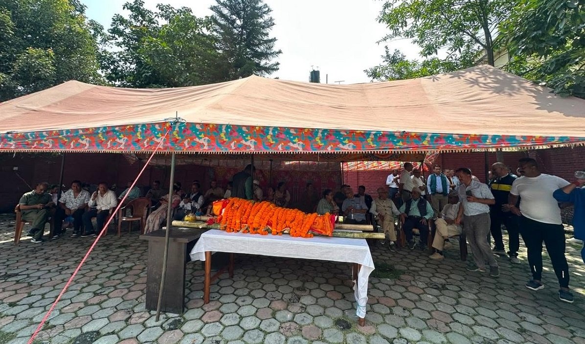 Former Minister Rajendra Kharel's Body Brought to Nepali Congress Central Office