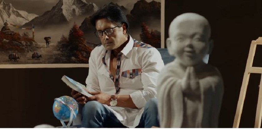प्रकाशको राष्ट्रिय भावनाको गीत ‘मुटुभित्र नेपाल’ मा राजेश हमालको अभिनय