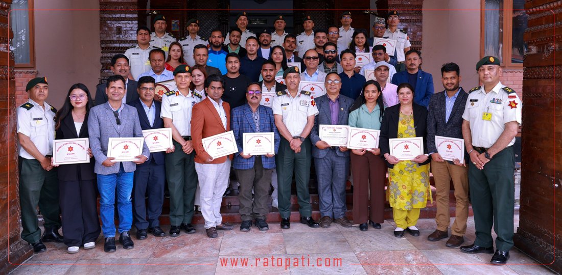  सेना र सञ्चारकर्मीहरूबिच सहकार्य बढाउन ‘रक्षा संवाददाता अभिमुखीकरण कार्यक्रम’