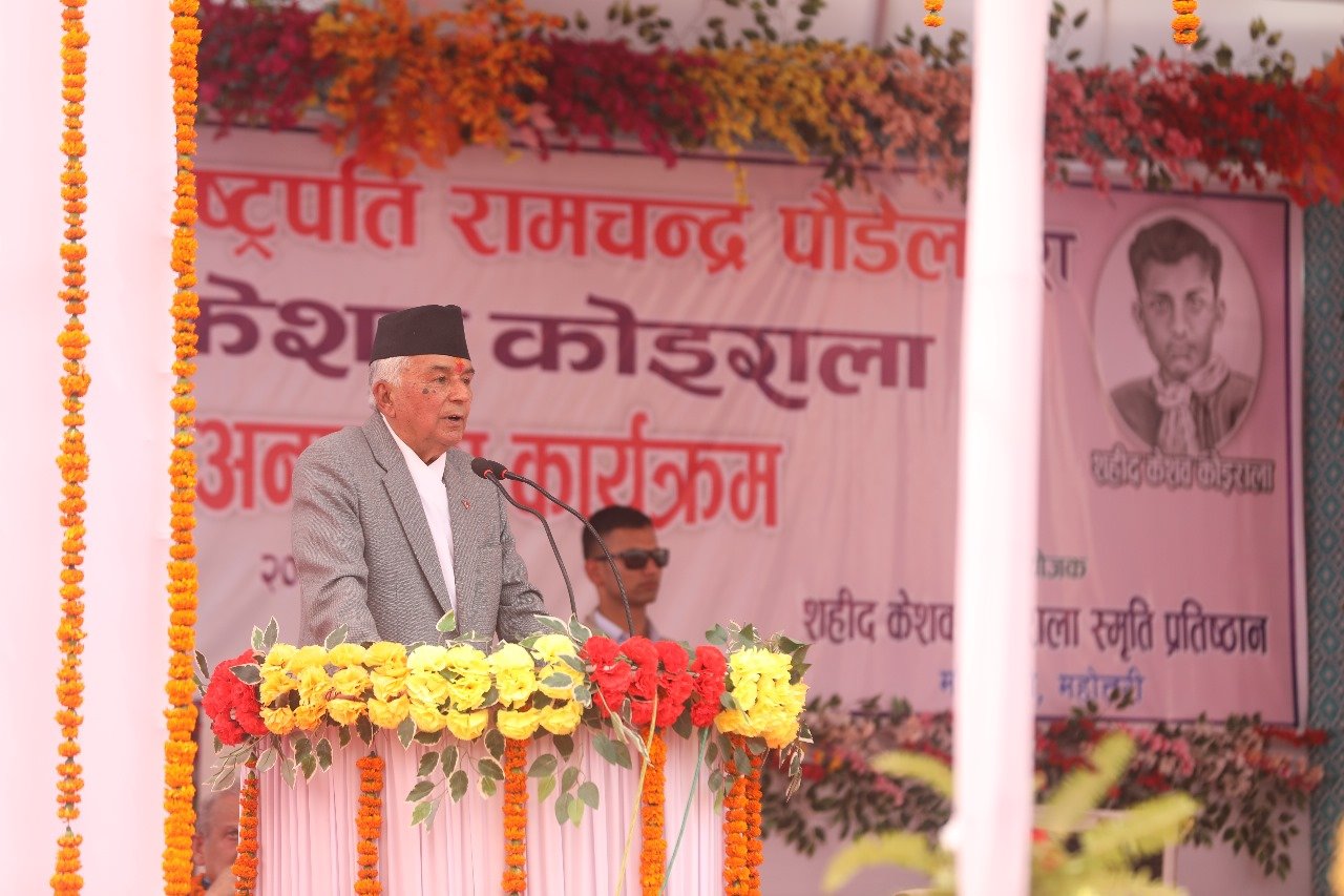 नेपाली जनता वास्तविक अर्थमा राजकीय शक्तिको मालिक बनेका छन् : राष्ट्रपति