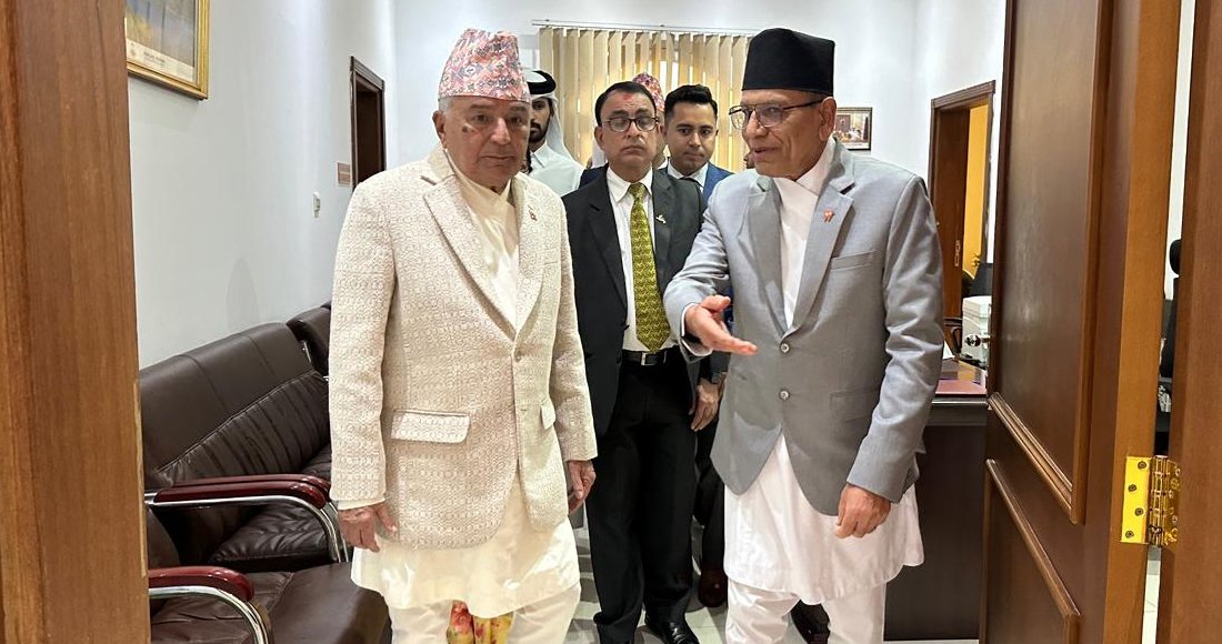 राष्ट्रपति पौडेल स्वदेश प्रस्थान