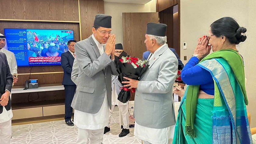   राष्ट्रपति पौडेल दोहामा