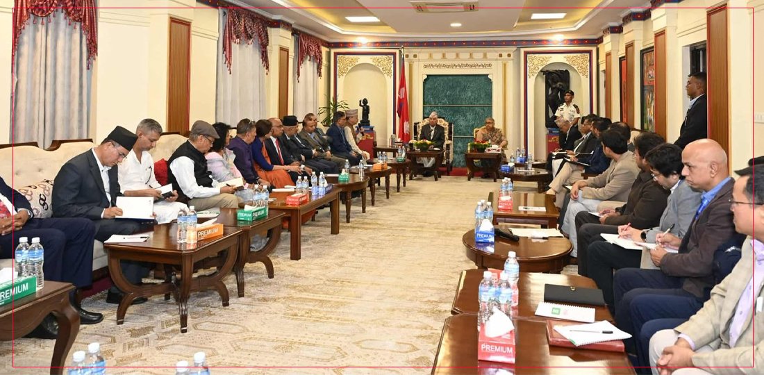   निर्वाचनमा केन्द्रित हुन दलहरूलाई राष्ट्रपतिको आग्रह