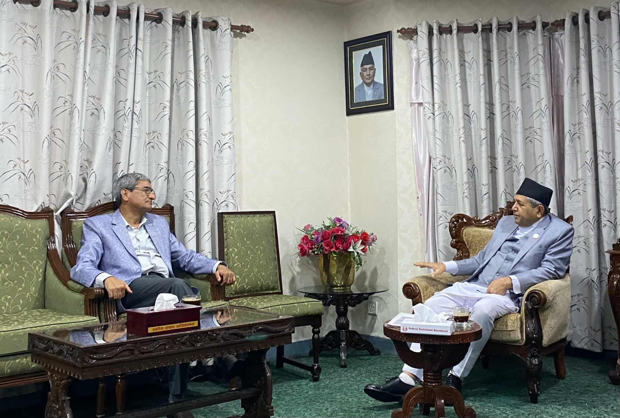   २ बुँदे सहमति कार्यान्वयनबारे सभामुख र गृहमन्त्रीबिच छलफल