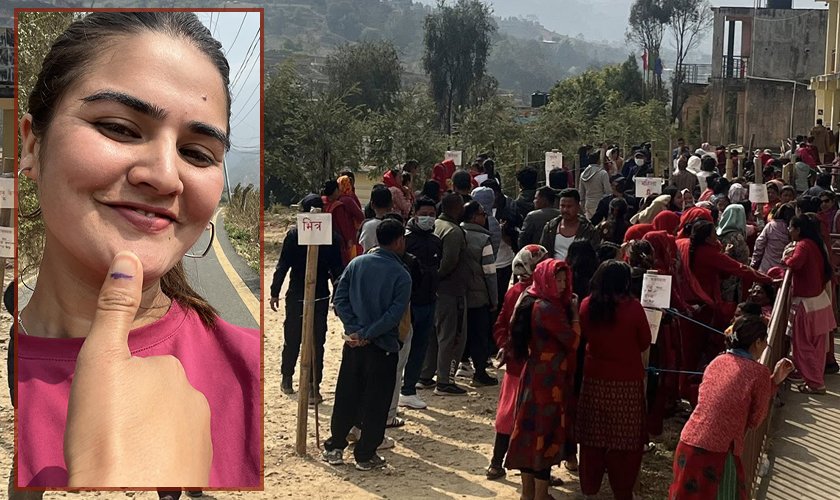 देशको उज्ज्वल भविष्यका लागि मेरो पहिलो मतदान