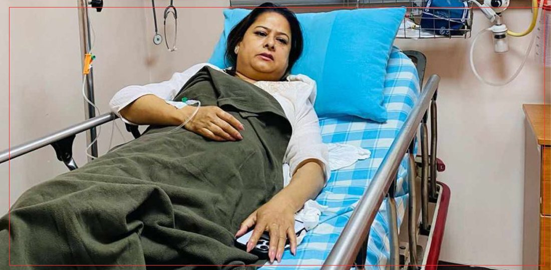 नागरिक उन्मुक्ति पार्टीकी अध्यक्ष श्रेष्ठ अस्पताल भर्ना