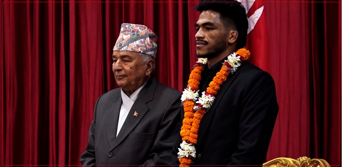   एमएफएन टाइटल विजेता रविन्द्र ढाँट राष्ट्रपतिद्वारा सम्मानित