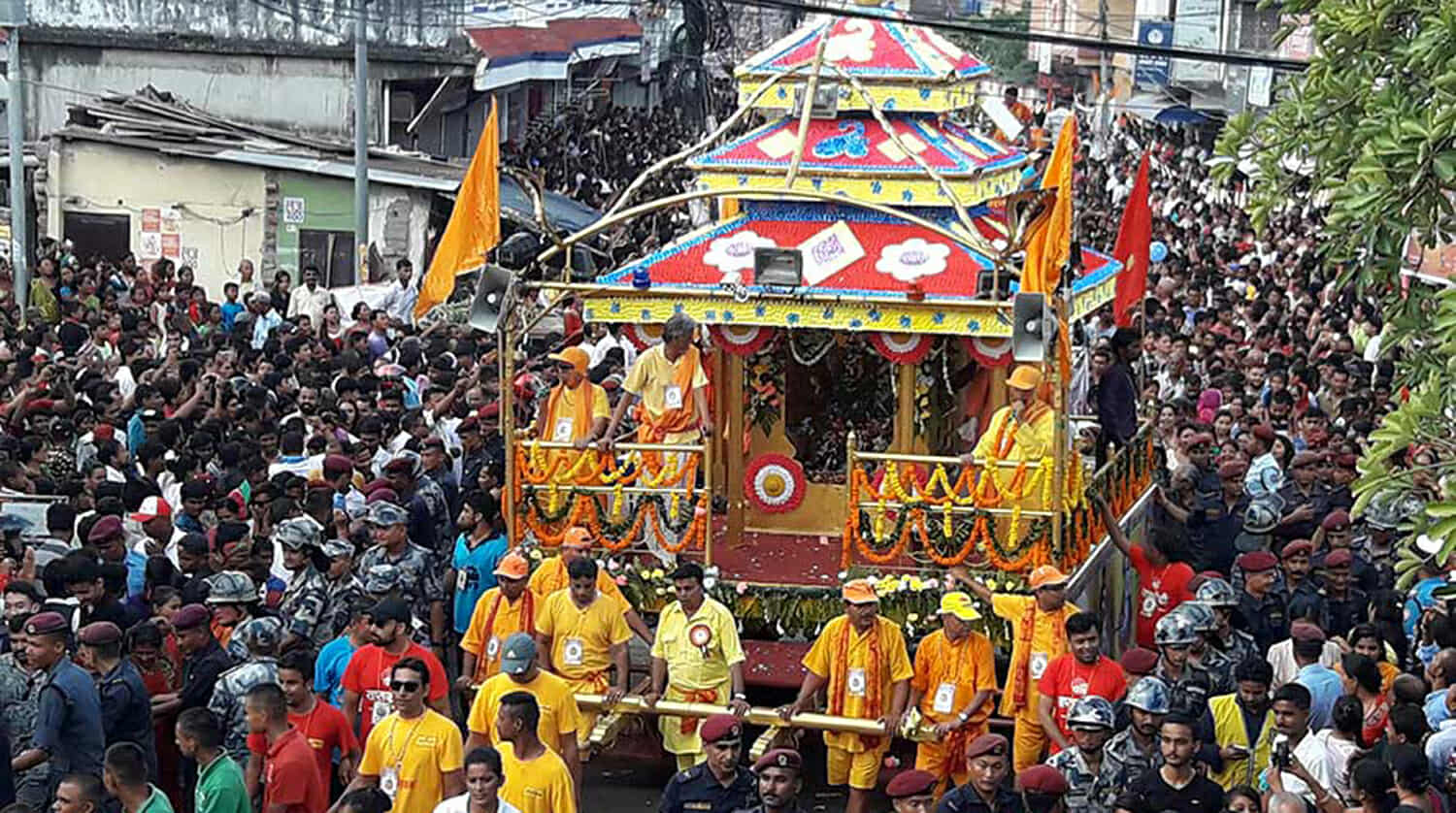   विराटनगरमा आज भव्य रथयात्रा निकालिँदै, सुरक्षाका लागि एक हजार प्रहरी परिचालन
