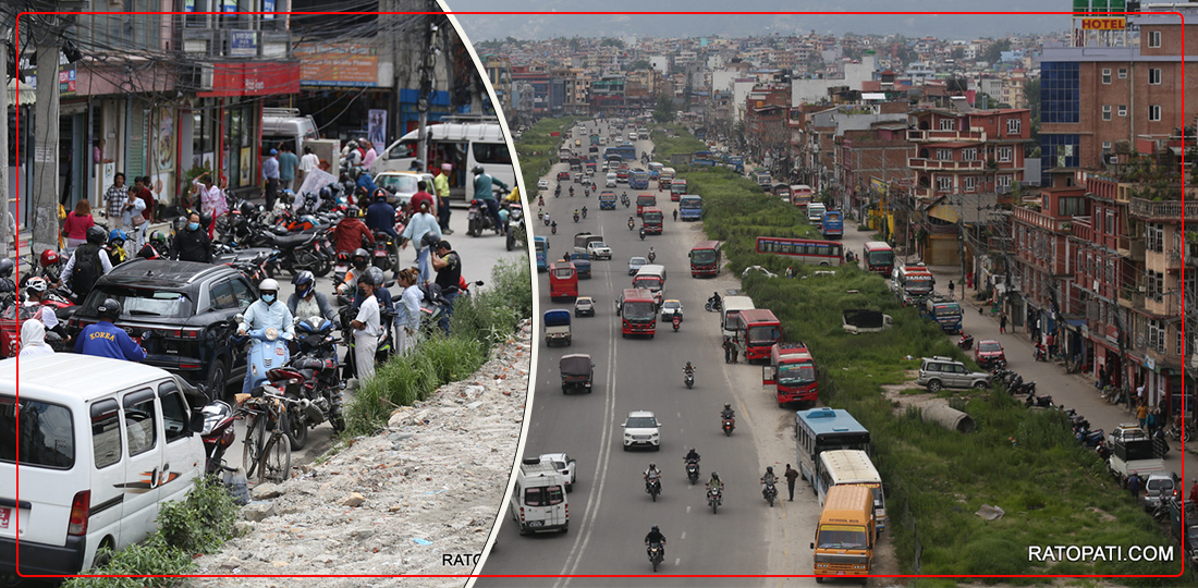 Ring Road Service Lanes Hampered by Unregulated Parking