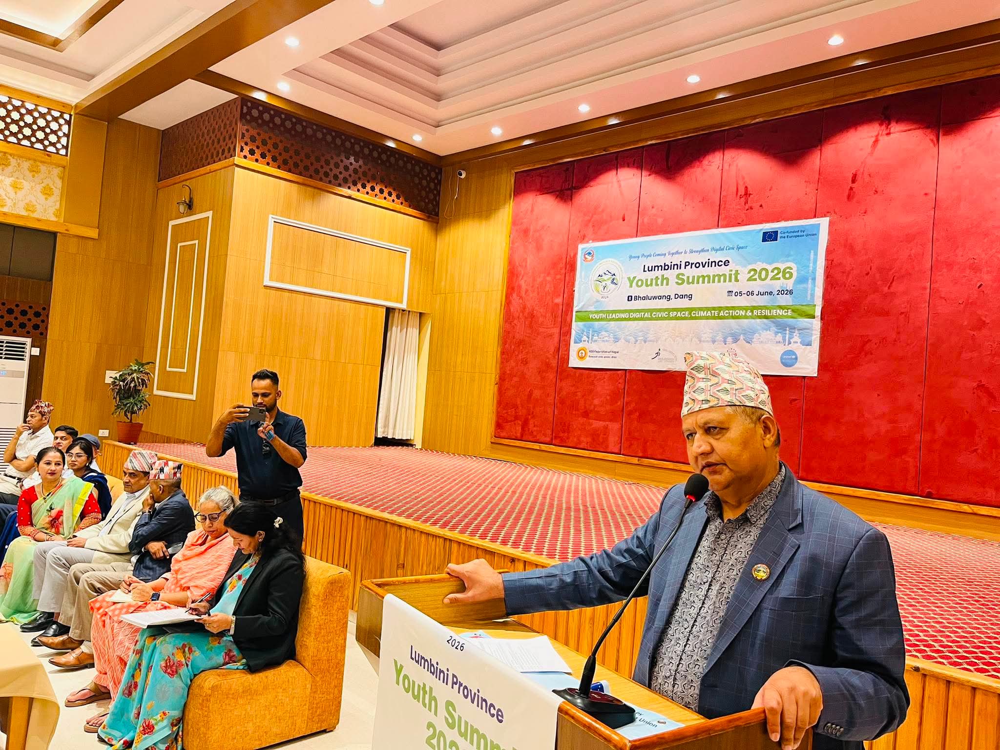 Lumbini Province Chief Minister Emphasizes Youth Role in Democracy, National Protection, and Social Transformation