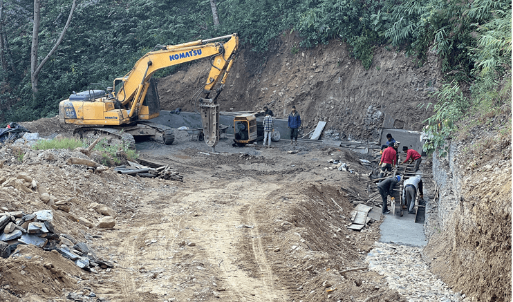 एक्काइस वर्षपछि बागलुङमा वैकल्पिक सडक स्तरोन्नति हुँदै