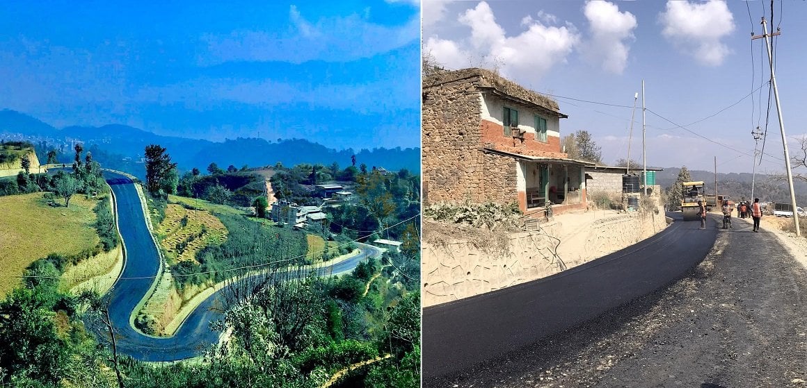 हेटौँडा-फाखेल-काठमाडौँ छोटो दुरीको सडक निर्माण धमाधम