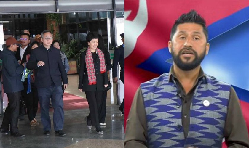   नेपाल आउने बित्तिकै सुनले भेटिन् रवि लामिछानेलाई