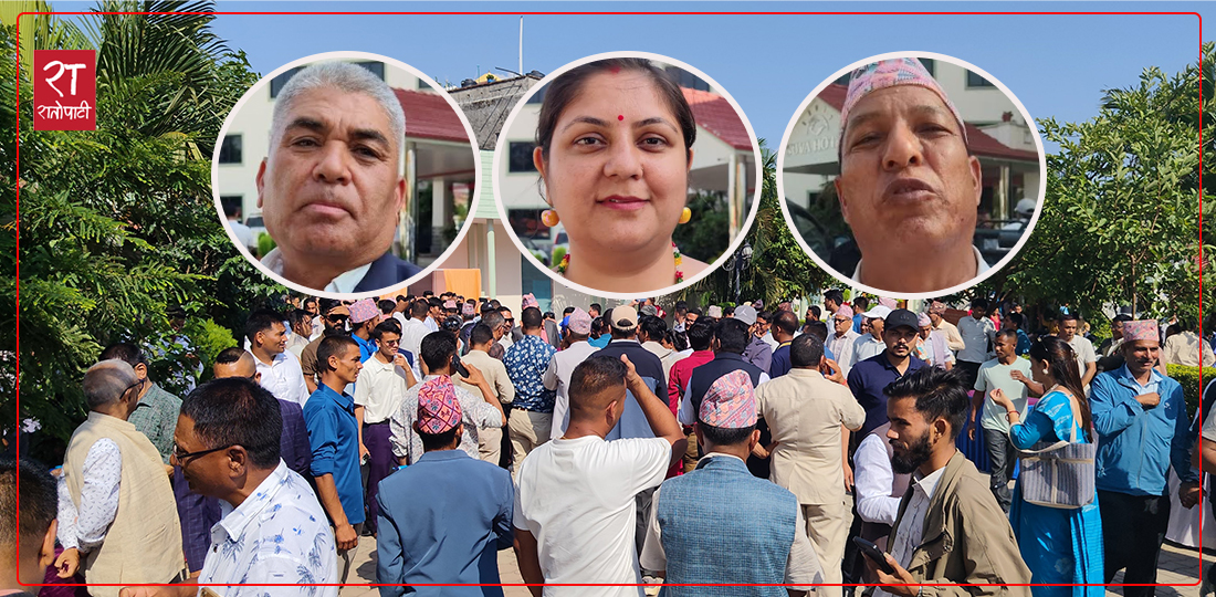 National Independent Party Karnali Province Chairman Candidate Boycotts Election