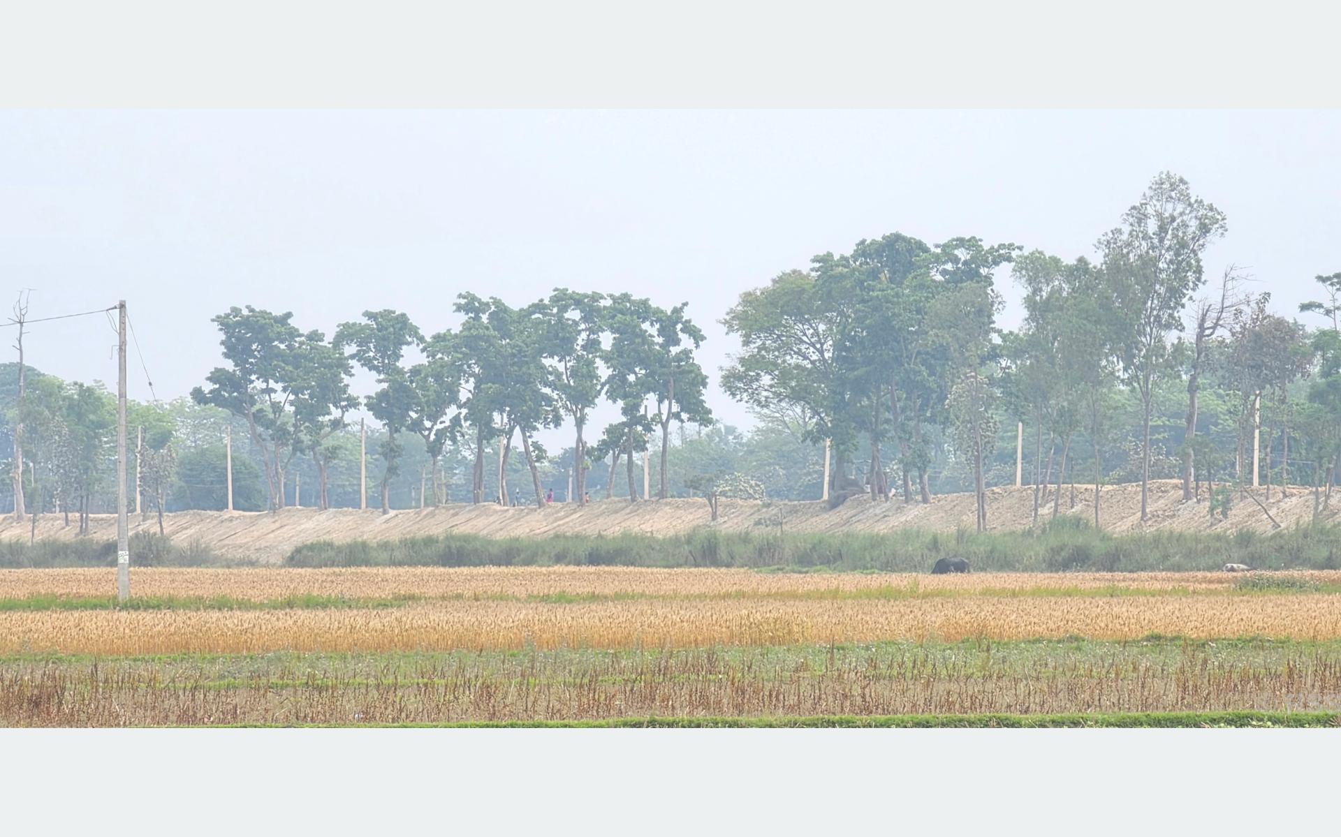 India Unilaterally Builds Higher Embankment on Nepal Border, Causing Flooding in Gaur