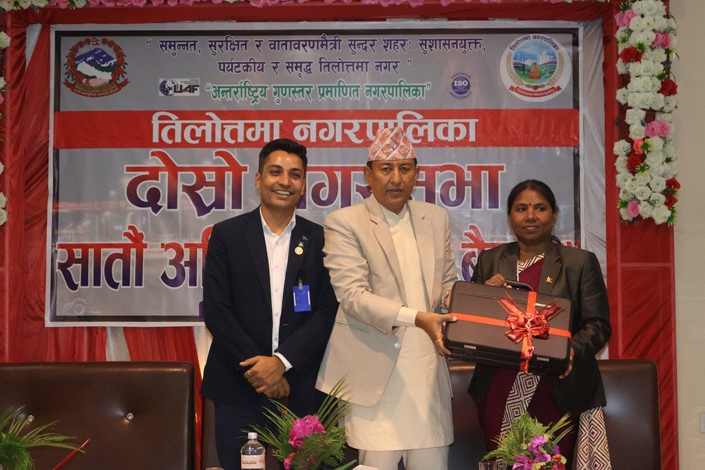 तिलोत्तमा नगरपालिकाले ल्यायो २ अर्ब ९२ करोड बढीकाे बजेट