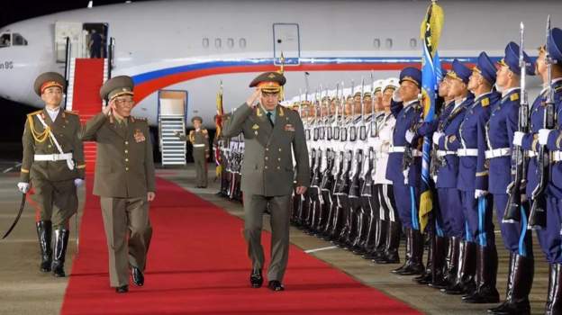 उत्तर कोरिया पुगे रुसका रक्षामन्त्री, कोभिड महामारीपछि कुनै नेताको पहिलो भ्रमण
