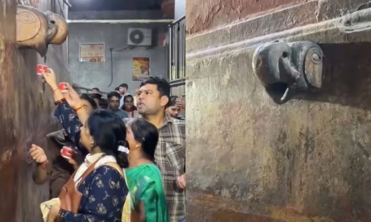   एसीको पानीलाई चरणामृत भनेर पिइरहे श्रद्धालु
