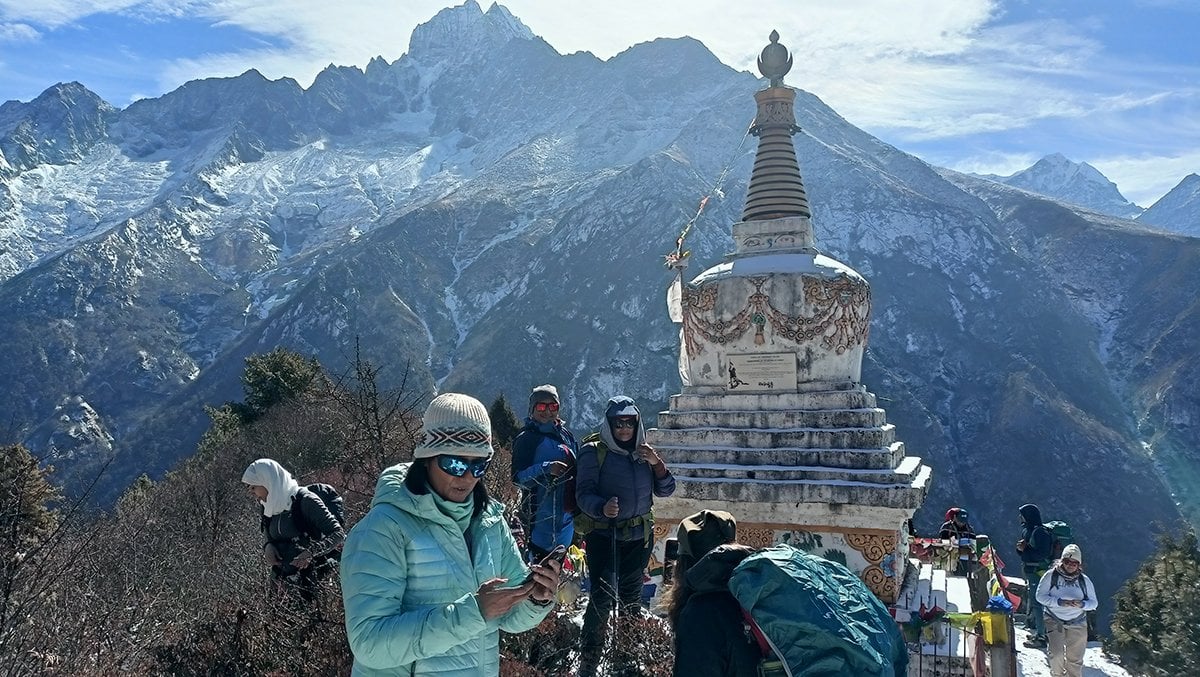 हप्ता दिनमा दुई सयबढी पर्यटक सगरमाथा क्षेत्रमा