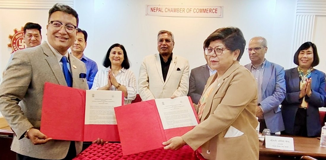 महिला चेम्बर र हस्तकला महासङ्घबिच सहकार्यसम्बन्धी सम्झौता