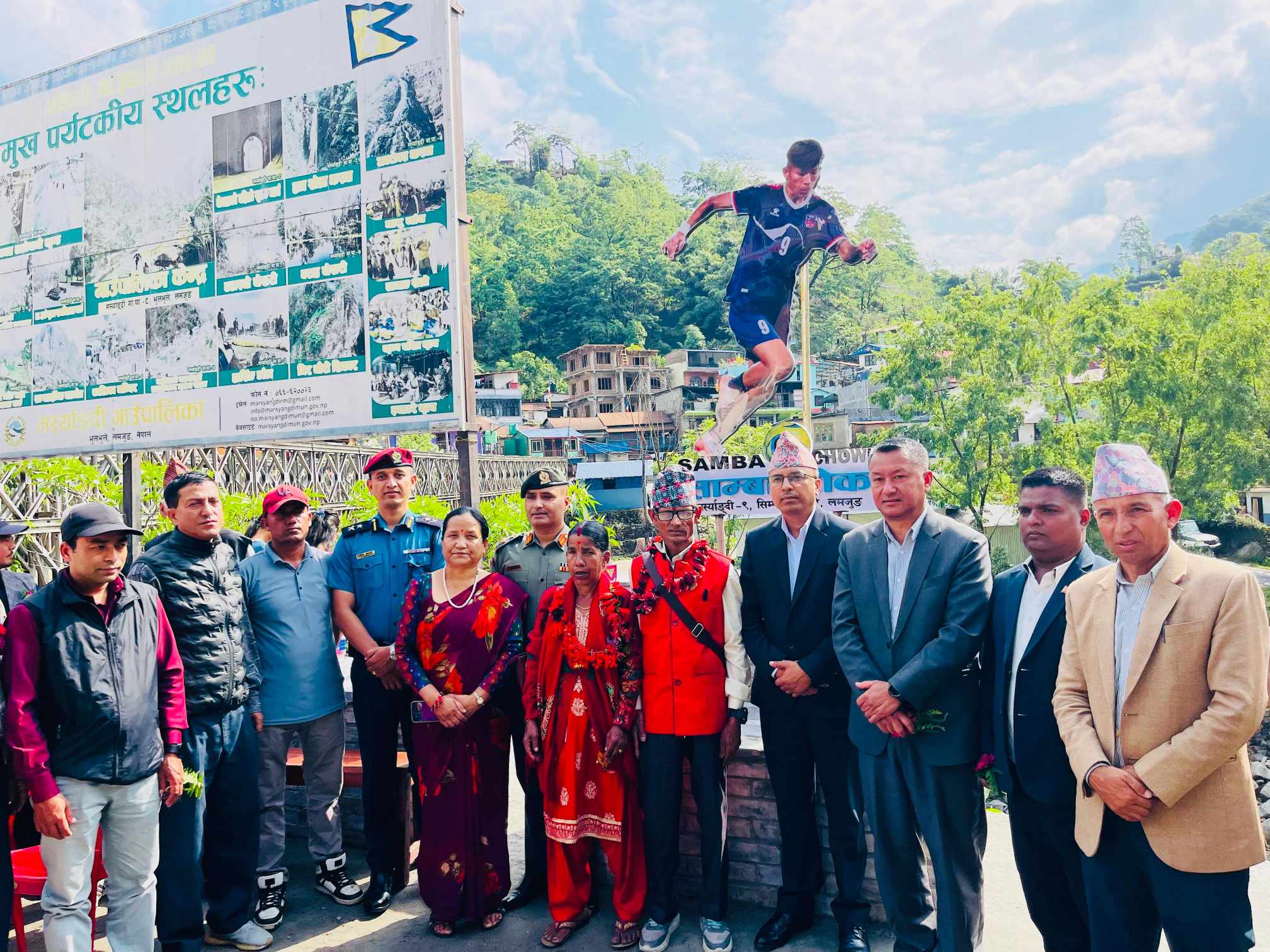 महिला फुटबल खेलाडी साम्बाको सम्मानमा नामकरण भयो ‘साम्बाचोक’