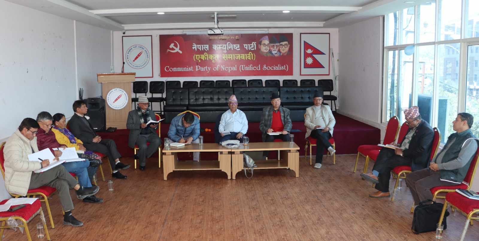 आलोकनगरमा एकीकृत समाजवादीको सचिवालय बैठक