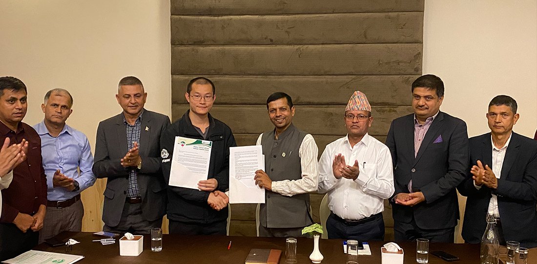 पोखराको पर्यटनलाई कार्बन न्यूट्रल बनाउन चिनियाँ संस्थासँग सम्झौता