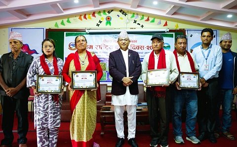राष्ट्रिय कोदो दिवस :  पोखरामा कोदो उत्पादक किसान सम्मानित