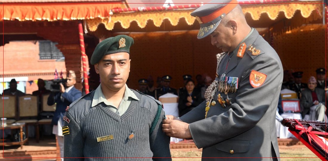   कविराज क्षेत्री यस वर्षको सशस्त्र प्रहरी वर्ष जवान