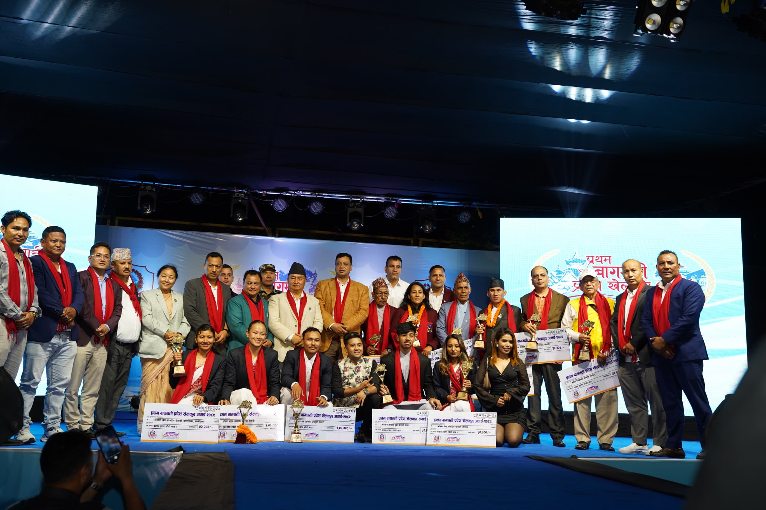 एरिका र राजन उत्कृष्ट खेलाडी, बस्नेत र मानन्धरलाई लाइफ टाइम अचिभमेन्ट अवार्ड