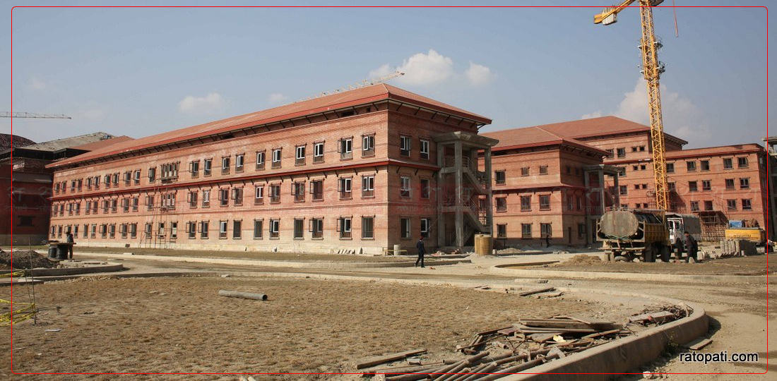 संसद भवन निर्माणको म्याद पाँचौँ पटक थपिँदै, राज्यलाई ६० करोड व्ययभार