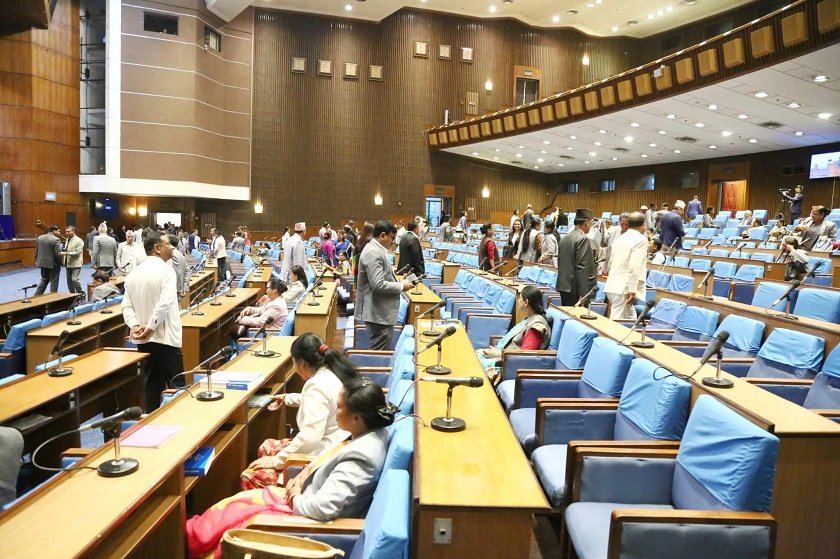 प्रतिनिधिसभा बैठक बिहीबारसम्म स्थगित