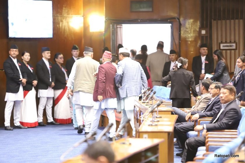   रास्वपा र राप्रपाद्वारा प्रतिनिधिसभा बैठक बहिस्कार
