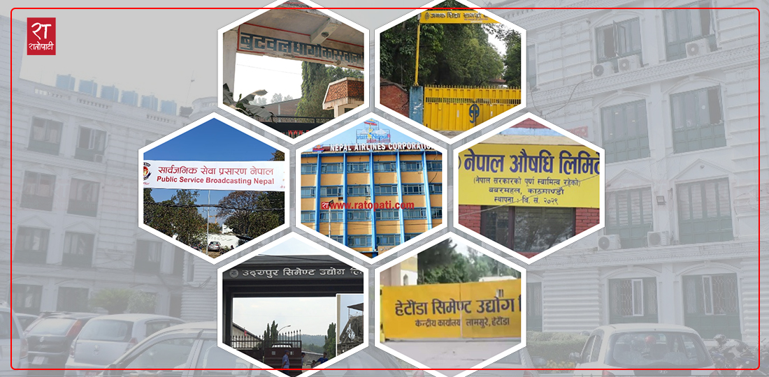   घाटामा रहेका सार्वजनिक संस्थानमा कर्मचारीको तलबमा ठुलो रकम खर्च, कुनमा कति ?