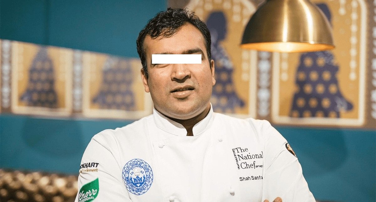 Chef Santosh Shah Arrested