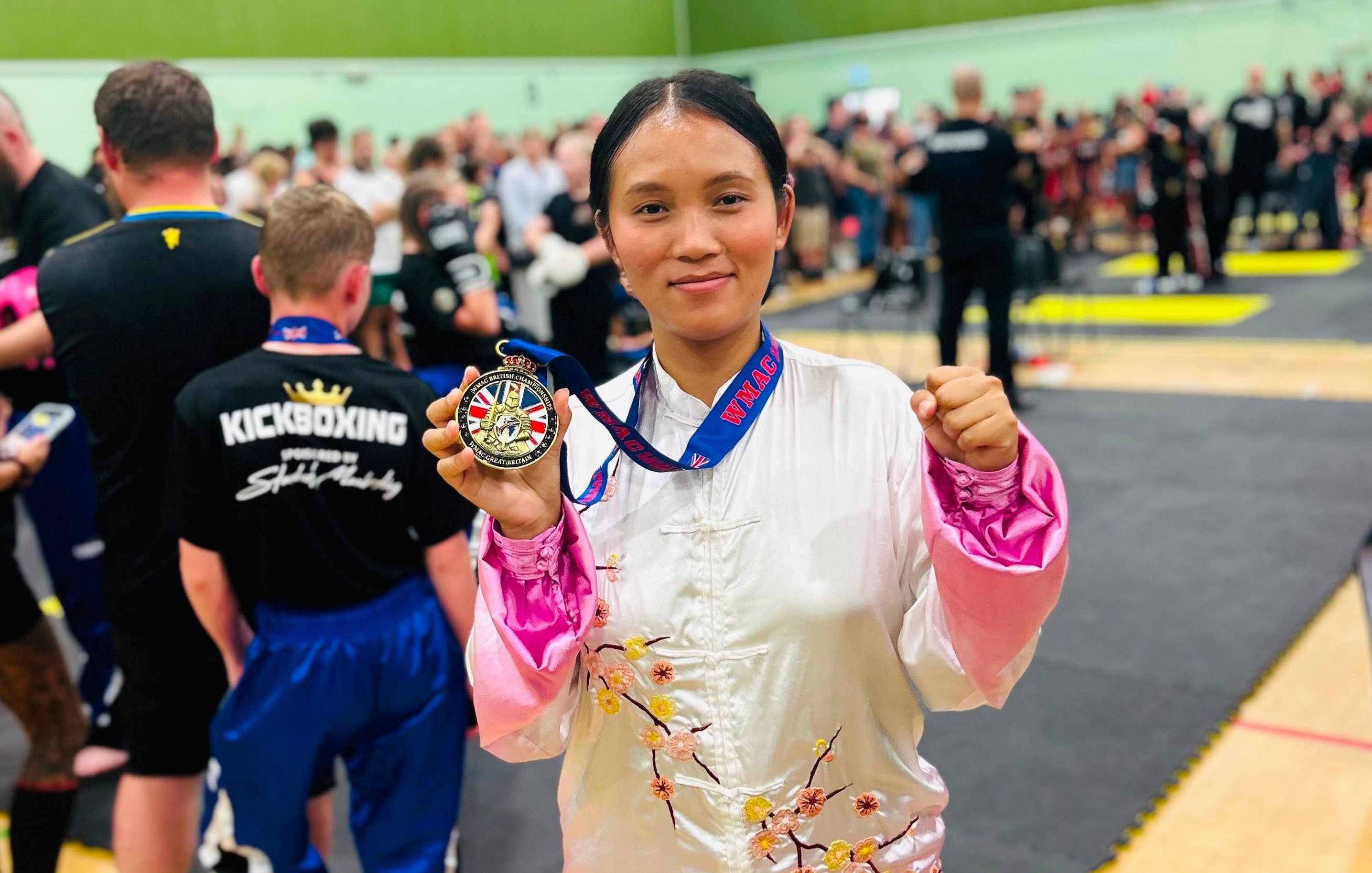 Nepali Wuma Kung Fu Player Sarina Ghale Wins Gold Medal at WMA British Championship