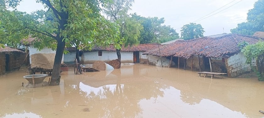 बाढी तथा डुबान प्रभावित गाउँमा खानेपानीको समस्या