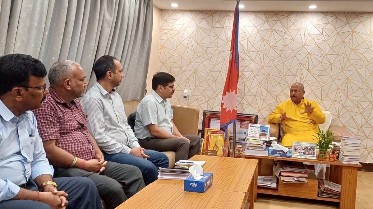   मधेसका मुख्यमन्त्रीसँग भारतीय जल शक्ति मन्त्रालय टोलीको भेट, भू–जल अवस्थामाथि अनुसन्धान गर्ने