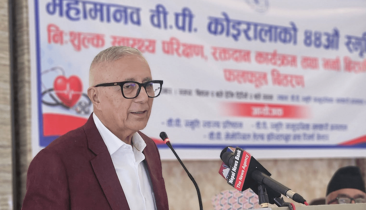 पहिले पार्टीभित्र र त्यसपछि देशका अन्य शक्तिहरूबिच राष्ट्रिय हितका लागि एकता अपरिहार्य : डा. कोइराला