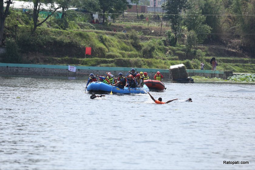 ललितपुरमा विपद् व्यवस्थापनसम्बन्धी अभ्यास (तस्बिरहरू)