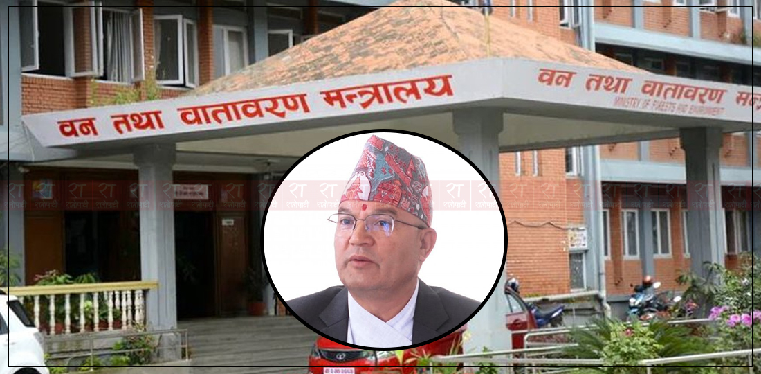  वनमन्त्रीको एक वर्ष : रुख काट्न दिनु नै उपलब्धि !