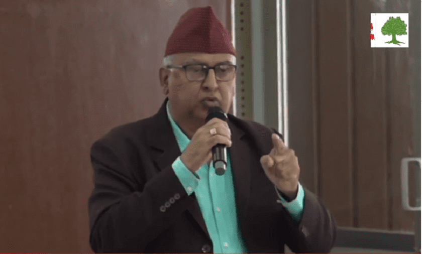 नेपाली शब्दकोशबाट ॐ शब्द नहटाउन कांग्रेस नेता भण्डारीको चेतावनी