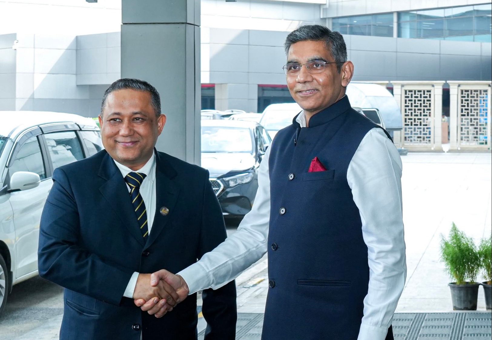 Foreign Minister Shishir Khanal Arrives in New Delhi for Official Visit