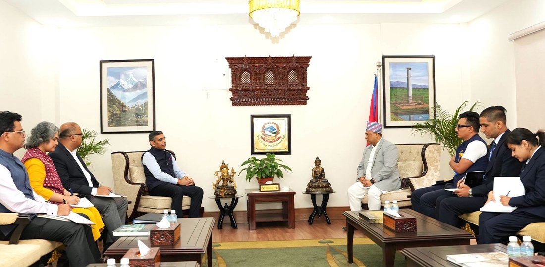 भारतीय विदेश सचिव महवारले भेटे परराष्ट्रमन्त्री खनाललाई