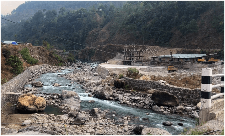 सीमा विवादका कारण बसपार्क निर्माण अवरुद्ध