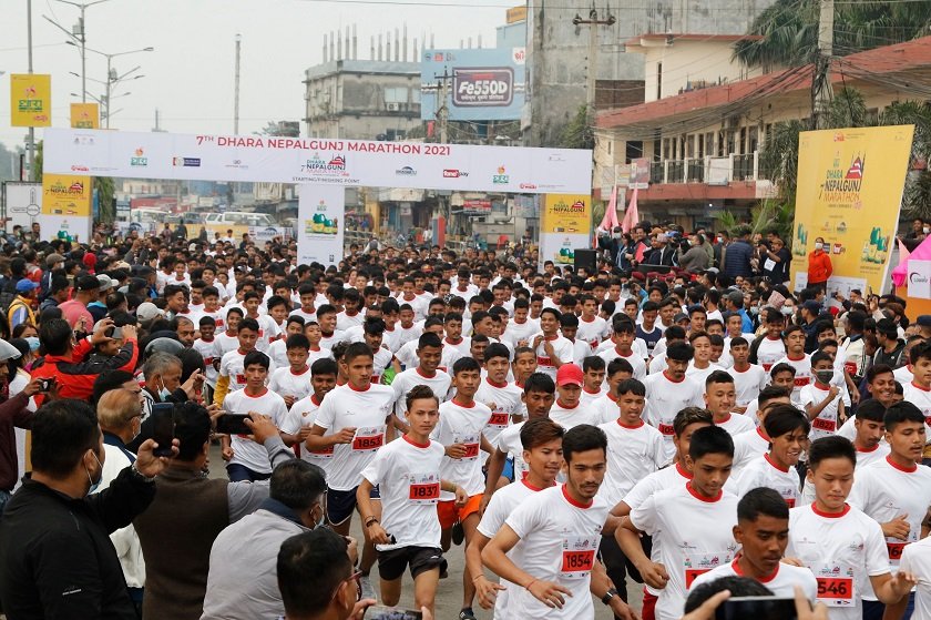 थप स्पर्धा र नगद पुरस्कारसहित नवौं धारा नेपालगन्ज म्याराथन मंसिर ९ गते हुने