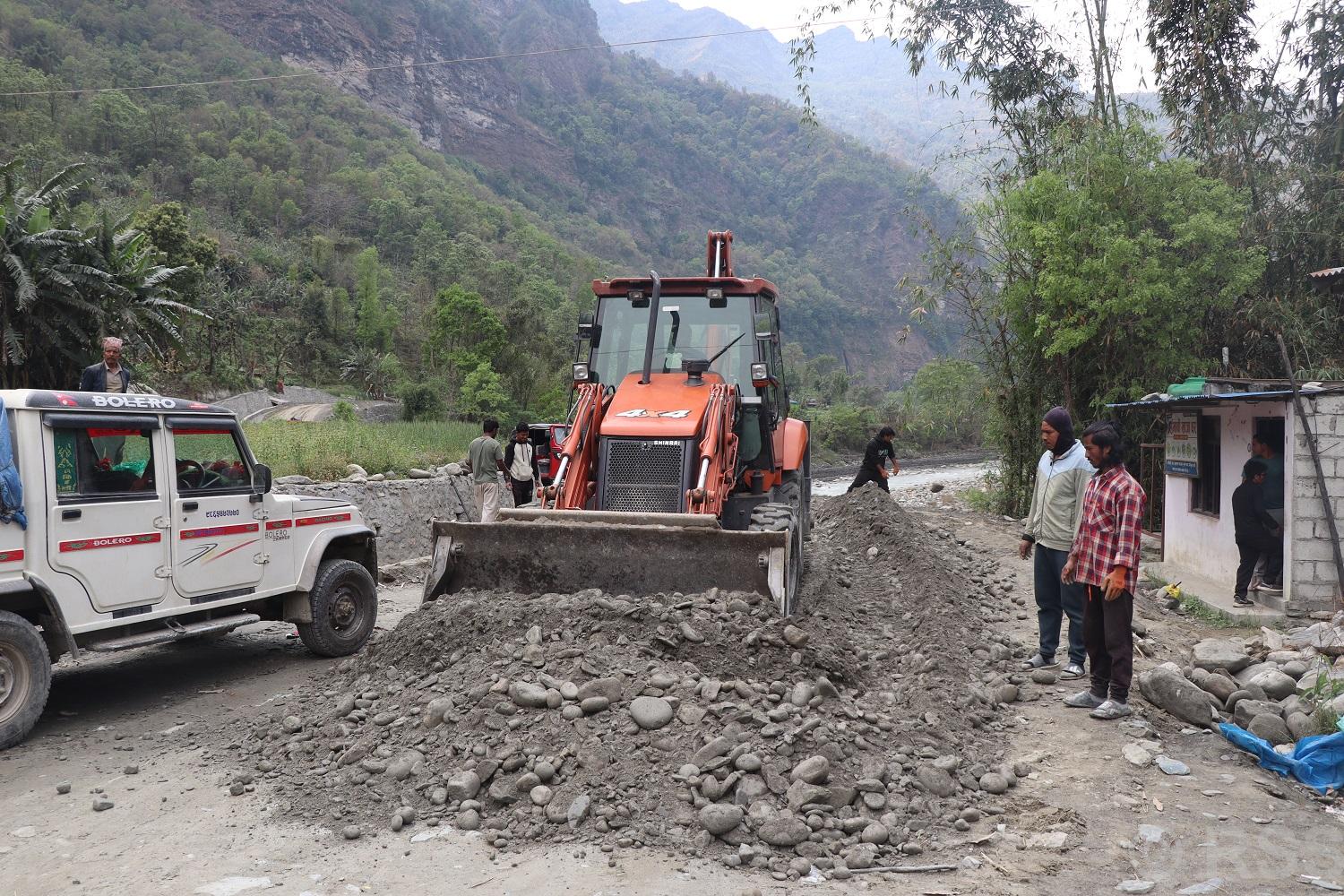 Budget Shortfall Halts Multi-Year Road Projects in Nepal's Myagdi District