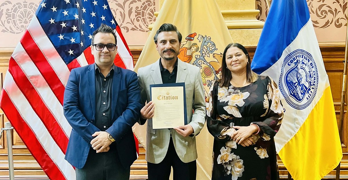 Yuvraj Chaulagain Honored by Jersey City Council for Contributions to Nepali Music